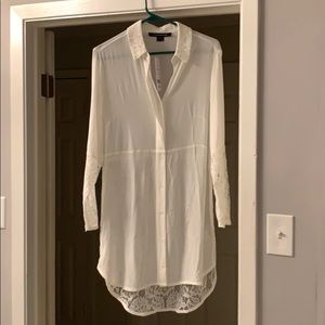 French Connection Lace long blouse